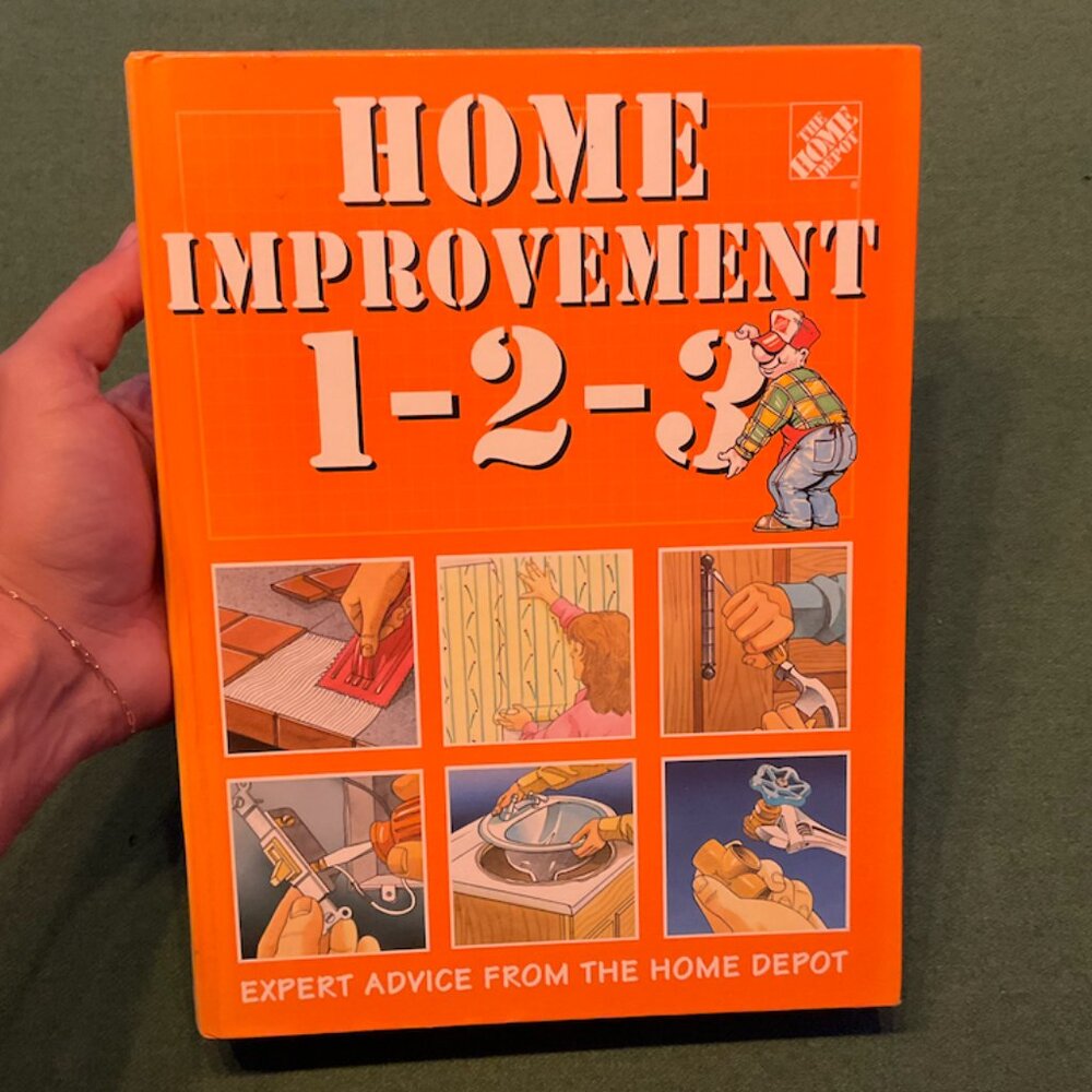 Home Improvement 1-2-3 (Hardcover) by Benjamin W Allen, Home Depot How To Book